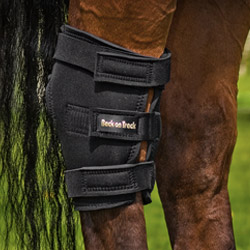 Protège-jarret avec trou, droit